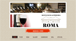 Desktop Screenshot of pizzeriaroma.se