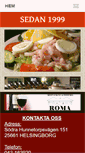 Mobile Screenshot of pizzeriaroma.se