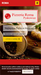 Mobile Screenshot of pizzeriaroma.pl