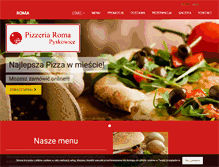 Tablet Screenshot of pizzeriaroma.pl
