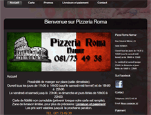 Tablet Screenshot of pizzeriaroma.be
